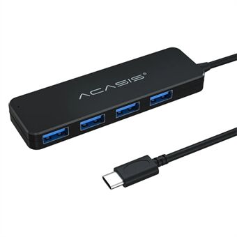 ACASIS AC3-L42 0,2 m USB-C till 4 USB3.0 Hub Type-C Splitter Converter Multi-Port Type-C Adapter Kabel Stöd 5 Gbps dataöverföring