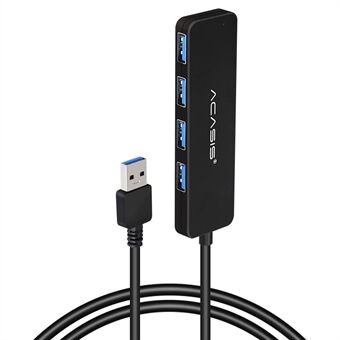 ACASIS AB3-L46 0,6 m kabel 4 portar USB3.0 5 Gbps höghastighetsöverföring USB Hub Splitter