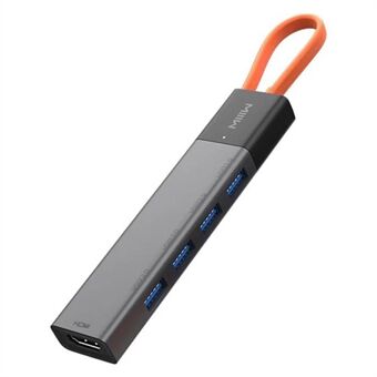 XIAOMI YOUPIN MWCMA02 Type-C Hub Converter USB-C Adapter PD 100W snabbladdningsdocka till 4xUSB 3.0-portar och HD-videoutgångsport