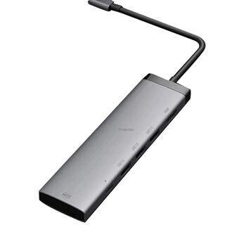 XIAOMI YOUPIN USB-C Adapter Type-C Hub Converter till PD 100W Snabbladdning+3xUSB 3.0 Portar+HD Video Output Port+2 Kortläsare