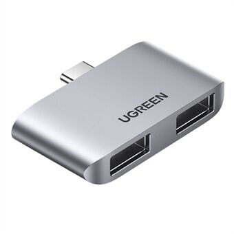 UGREEN USB Hub Type-C 3.1 till USB 3.0 Dual Port Converter 5Gbps Speed Data Transfer Adapter för Macbook Pro/ Mus / Tangentbord / Skrivare