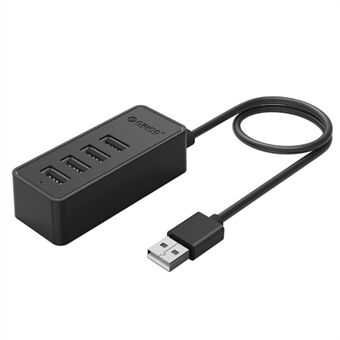 ORICO USB2.0 Stationär 4-portars HUB för bärbar dator, kabellängd: 100 cm (W5P-U2-100) - Svart