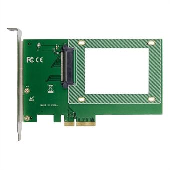 PCI-E X4 U.2 SFF8639 NVMe-konverteringskort Solid State Drive-expansionskort 2,5-tum omvandlarkort