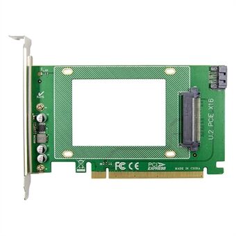 PCI-E 3.0 X16 U.2 SFF8639 Solid State Drive-expansionskort 2,5 tum SSD-konverteringskort NVMe