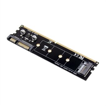 2280 DDR2 till M.2 hårddisk NGFF Adapter HDD SSD Solid State Memory Expansion Card