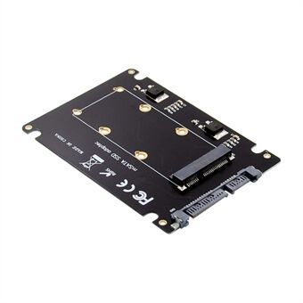 2,5 tum SSD-kort SATA till mSATA SSD Solid State Drive-konverteringsadapterkort