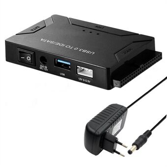 USB3.0 hårddiskadapter USB3.0 till SATA / IDE-omvandlare med strömbrytare Multifunktionell Easy Drive-kabel