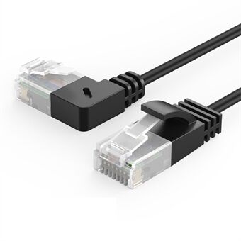 CABLECREATION CL0045 5m Cat6a nätverksanslutning tunn sladd 10Gbps ren koppartråd RJ45 Ethernet-kabel