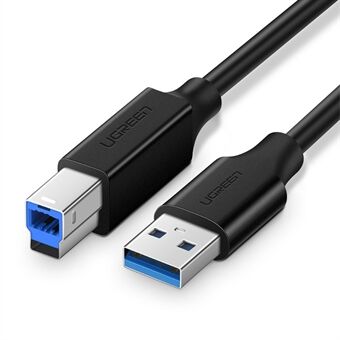 UGREEN 30753 1m USB skrivarkabel Snabb hastighet 5Gbps överföring USB3.0 datasladd USB A hane till USB B hane kabel för skrivare / skanner / mobil hårddiskbox / bildskärm / faxmaskin