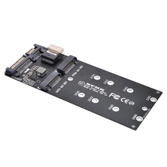 SF-016 SATA Adapter SFF-8654 till U2 Kit NGFF M-Key to Slimline SAS NVME PCIe SSD SATA Adapter för moderkort
