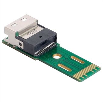 SF-003 PCI-E Slimline SAS 4.0 SFF-8654 4i 38Pin till SFF-8654 38Pin Hane till Hona Extender Adapter Test Tool
