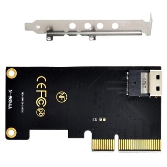 SF-025 PCI-E 4X till U.2 U2 Kit SFF-8639 till SFF-8654 Slimline SAS NVME PCIe SSD-adapter för moderkort
