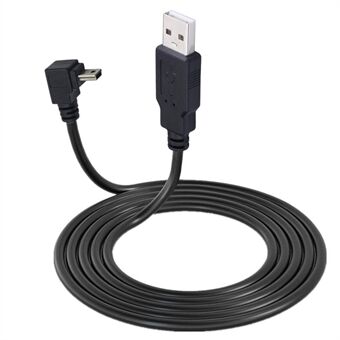 JUNSUNMAY 1,5 m USB A 2.0 till Mini B 5-stifts adapterkabel för hårddisk/digitalkamera/telefon