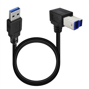 JUNSUNMAY 0,5 m USB3.0 USB-A hane till USB typ-B hane skrivarkabel Monitor Dator utskriftssladd