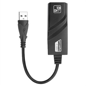 JSM USB 3.0 till RJ45-omvandlare 100 Mbps Ethernet-adapter Bärbar dator Nätverkskabelkontakt