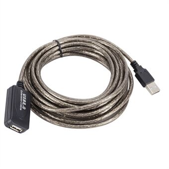 5 m USB-adaptersladd 480 Mbps höghastighetsdataöverföringsförlängningskabel hane till hona USB 2.0-förlängningskabel Active Repeater-kabel