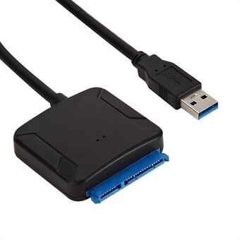 USB3.0 till SATA-kabel SSD-hårddisk Datakabeladapter SATA 7P+15P Easy Drive-sladd Bärbar SATA-kabelstöd Plug and Play