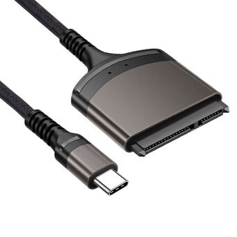 UC-146-SL 5 Gbps USB-C till SATA 22-stifts Type-C-adapterkabel för 2,5-tums hårddiskdrivrutin SSD-bärbar dator (Total längd: 25 cm)