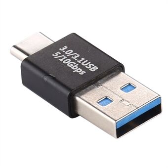 USB 3.1 Type C Male To USB 3.0 Male Adapter Aluminum Alloy Converter