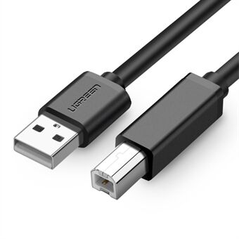 UGREEN 2m USB 2.0 utskriftskabel USB typ A till B hane till hane skrivare Datakabel sladd för etikettskrivare