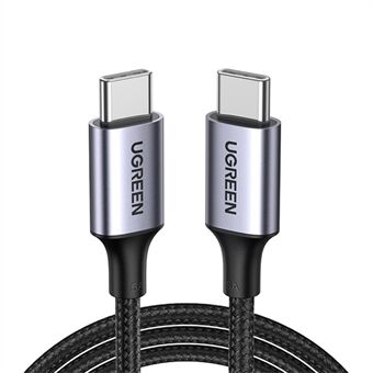 UGREEN 70429 USB C to USB C Nylon Braided Cable 4.0 USB-C PD 100W Power Delivery Fast Charging Sync Data Cable for Samsung S20/MacBook iPad Pro (2m)