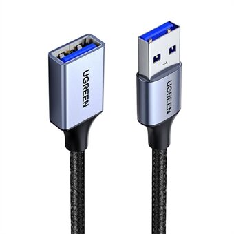 UGREEN 1m Typ A hane till hona USB 3.0-förlängningskabel 5 Gbps dataöverföringssladd för skrivare Skannerkortläsare