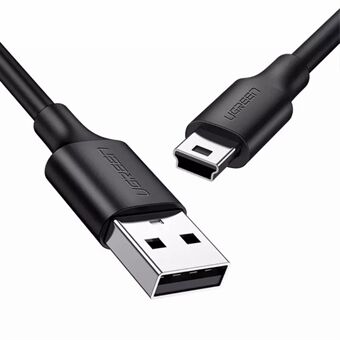 UGREEN 10355 1m USB-A Male to 5Pin Mini-USB Male Charging Cable 480Mbps Data Cord for Digital Cameras / MP3 / MP4 / Car DVR