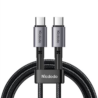 MCDODO Prism Series CA-3130 MDD 1m 60W Type-C to Type-C Data Cable PD Fast Charging Cord - Black