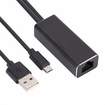 KMC-0316 Ethernet LAN USB Adapter Micro USB till RJ45 Converter för Amazon Fire Stick