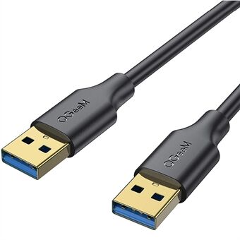 QGEEM QG-CVQ19 1m USB 3.0 hane till USB 3.0 hane 5Gpbs höghastighets guldpläterad datakabel