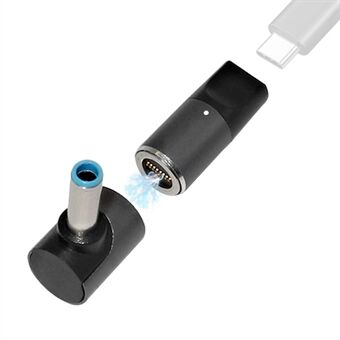100W USB C till 4,5x3,0mm PD DC-strömadapterkonverter för HP Pavilion Envy Elitebook Laddningsmagnetisk USB C-kontakt
