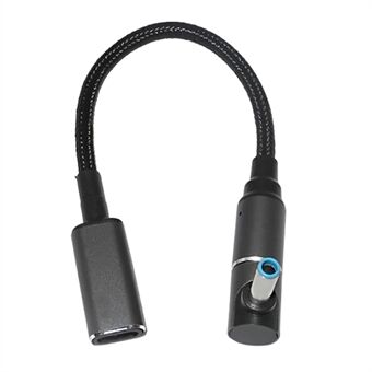 För HP Envy EliteBook 820 G3 820 G4 840 G3 840 G4 1040 100W Snabbladdning magnetisk USB C till 4,5 * 3,0 mm konverterkabel