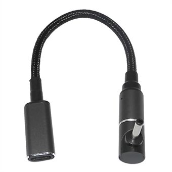 För Asus Acer LG Samsung Laptop Universal USB C Hona till 3,0 mm * 1,1 mm Hane Magnetic Converter Kabel Stöd 100W Snabbladdning