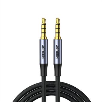 UGREEN 1,5 m 3,5 mm Aux-kabel TRRS-kabel Hane till Hane Audio Stereo Jack HiFi-kabel för mobiltelefon Högtalare Bilhörlurar
