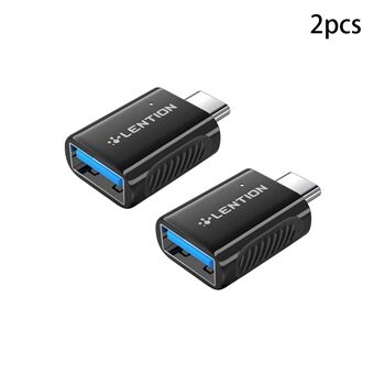 2ST / Pack LENTION C3s USB-C till USB 3.0 Adapter Typ-C hane till USB hona OTG-konverterare