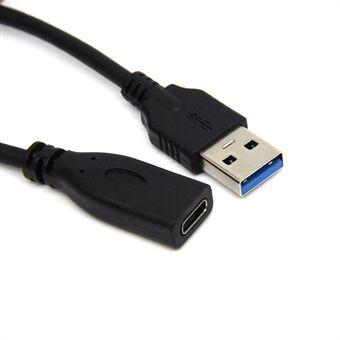 0,2 m Type-C hona till USB 3.0 hane data- och laddningsförlängningskabel för Macbook Chromebook Pixel