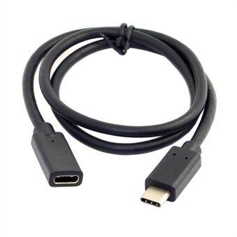 0,6 m USB-C USB 3.1 Typ-C hane till typ-C hona förlängningsdatakabel för Macbook mobiltelefon