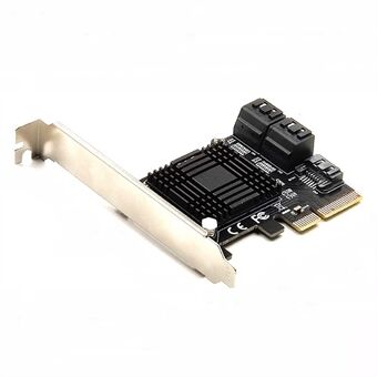 PCI-E till 5 SATA3.0-adapterkort Stöd för expansionskort för stationär dator Hot Plug