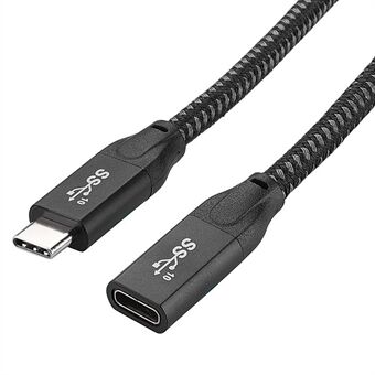 USB C-förlängningskabel Gen2 20 Gbps Typ C USB 3.1 hane till hona 100W PD snabbladdning och 4K-videoskärmförlängningskabel för Thunderbolt 3