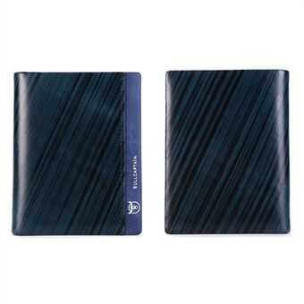 BULLCAPTAIN 039 RFID Blockerande Färg Splicing Topplager Kohud Läder Korthållare Kort plånbok