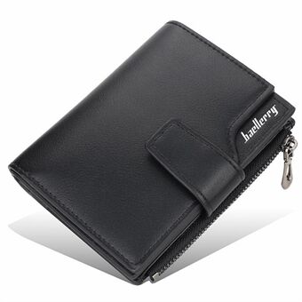 BAELLERRY N5013 Enfärgad kort plånbok Dragkedja Hasp Dam PU-läderväska Mynt Kreditkortshållare