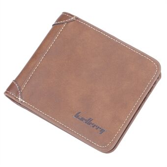 BAELLERRY D9150 Retro Herr PU Läder Kort plånbok Bi-fold kort Kontanthållarväska