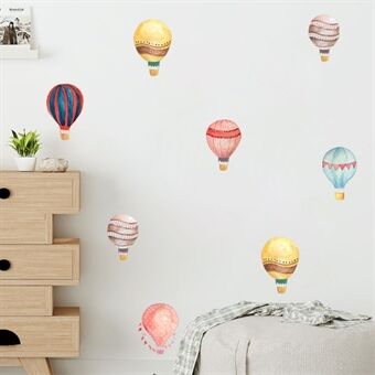 36 st/set tecknad varmluftsballong PVC-väggdekaler för Kids , barnrum, avtagbara DIY väggdekaler (ingen EN71-certifiering)