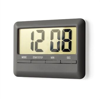 FJ1507 Multifunktionell magnetisk väckarklocka Timer Stor digital display klocka Slim väckarklocka