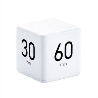 Cube Timer Lär dig Matlagning Träningstimer Väckarklocka, LCD-skärmens visningstid, 15/20/30/60 minuter Nedräkningspåminnelse