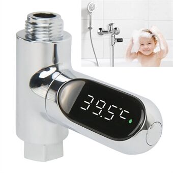 Kran Duschtermometer Babybadvattentemperaturmätare 360 ​​grader Rotera Fahrenheit/Celsius Termometer
