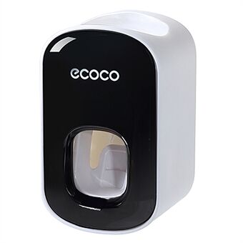 ECOCO väggmonterad tandkrämsdispenser för badrum Automatisk tandkrämspressare för Kids och vuxna