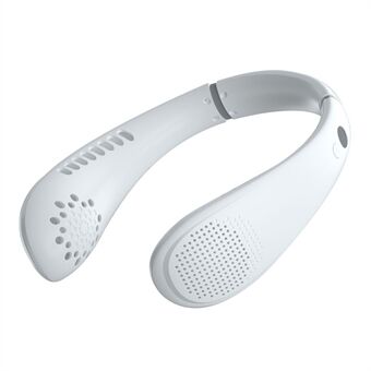 F1 Summer USB Laddning Hängande hals Kylfläkt Digital Display ABS Mini Bladeless Fläktkylare