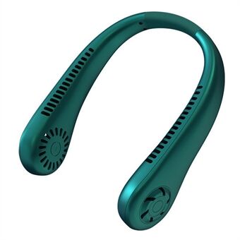 Lågbrus nackfläkt USB uppladdningsbar minikylfläkt 3 vindhastighets bärbar sommarkylare