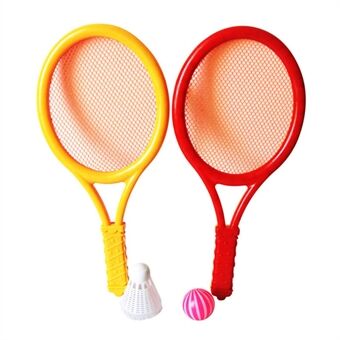 Barn Outdoor Sports tennisracket med Badminton Ball Set Kids Toy Gift